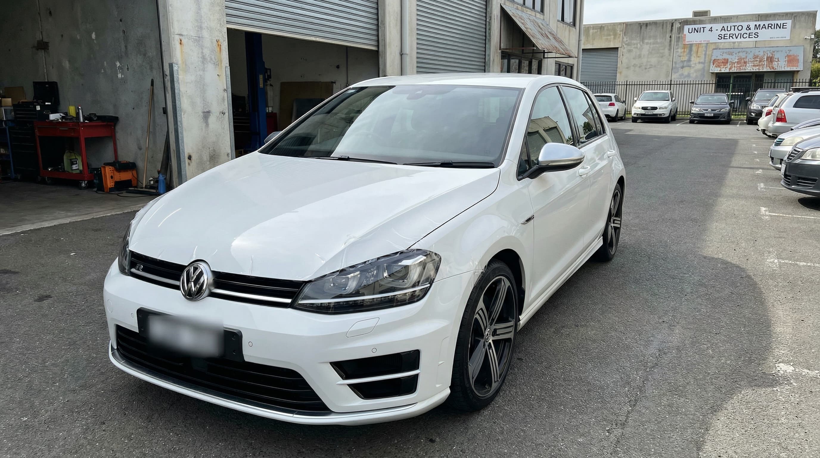 Volkswagen Golf R with PPF by Solarblock