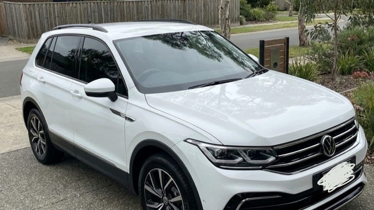 VW Tiguan 2025 with ceramic coating and window tint